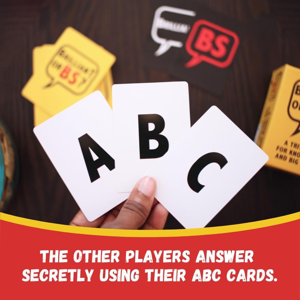 Brilliant or BS?  A Trivia Game for Know-It-Alls and Big Fat Liars  Fun Bluffing Trivia Game for Friends & Family Game Night Brilliant or BS?  A Trivia Game for Know-It-Alls and Big Fat Liars  Fun Bluffing Trivia Game for Friends & Family Game Night